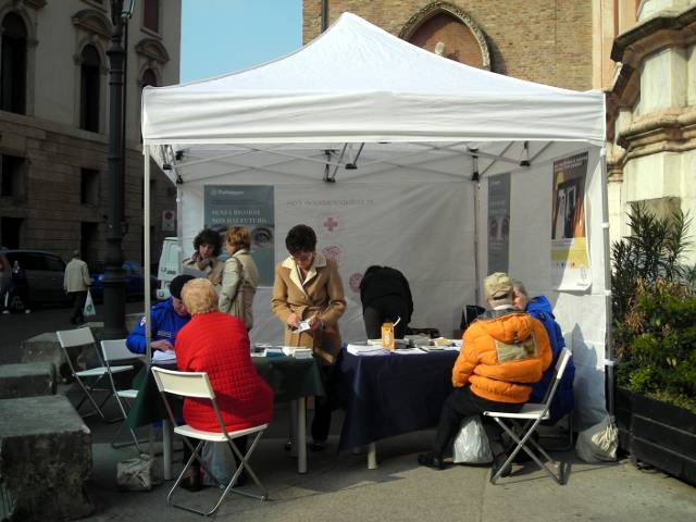 Il gazebo Anap in una delle precedenti edizioni Il gazebo Anap in una delle precedenti edizioni