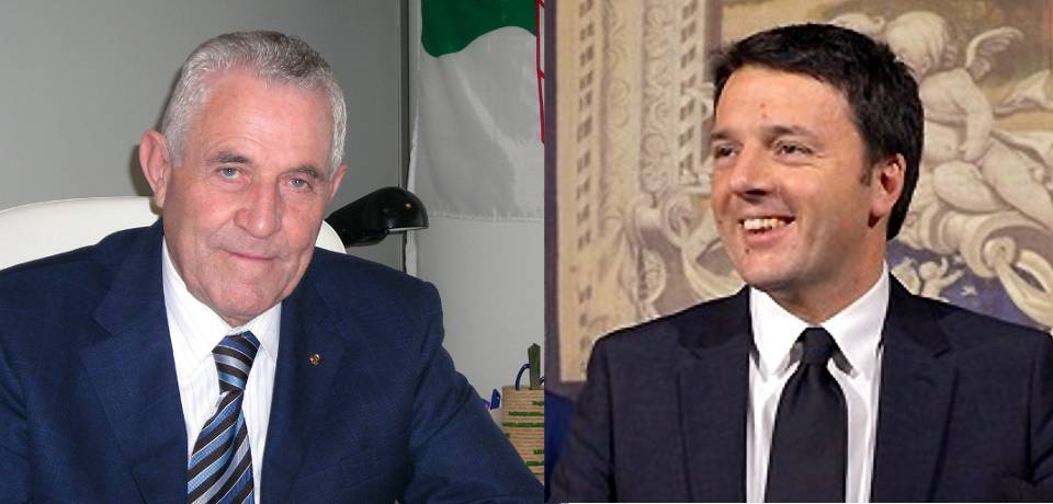Gino Cogo - Matteo Renzi (quest'ultimo foto Presidenza della Repubblica) Gino Cogo - Matteo Renzi (quest'ultimo foto Presidenza della Repubblica)