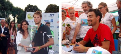 Andreas Seppi e Fabio Fognini a Vicenza Andreas Seppi e Fabio Fognini a Vicenza