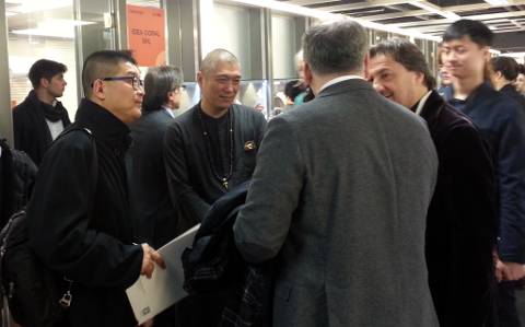 La delegazione cinese in visita agli stand La delegazione cinese in visita agli stand