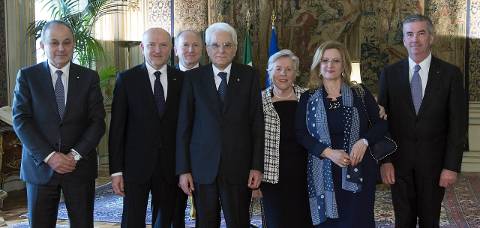 La delegazione Confartigianato in visita al Capo dello Stato La delegazione Confartigianato in visita al Capo dello Stato