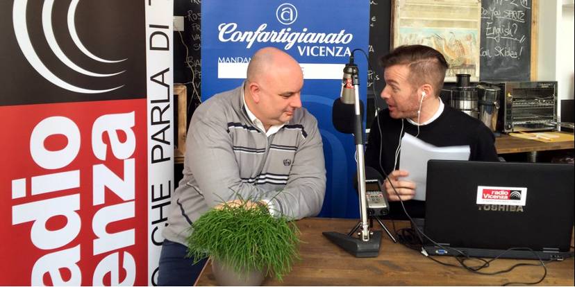 Christian Malinverni in diretta su Radio Vicenza Christian Malinverni in diretta su Radio Vicenza