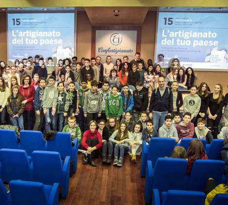 I ragazzi della scuola Ciscato di Malo