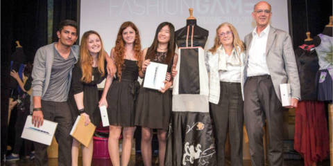 Il momento della premiazione di una precedente edizione di Fashiongame