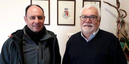 Il Delegato comunale Roberto Filippi con il sindaco di Grumolo Flavio Scaranto