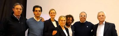 Una parte della Giunta mandamentale di Bassano con i tre candidati sindaco della città